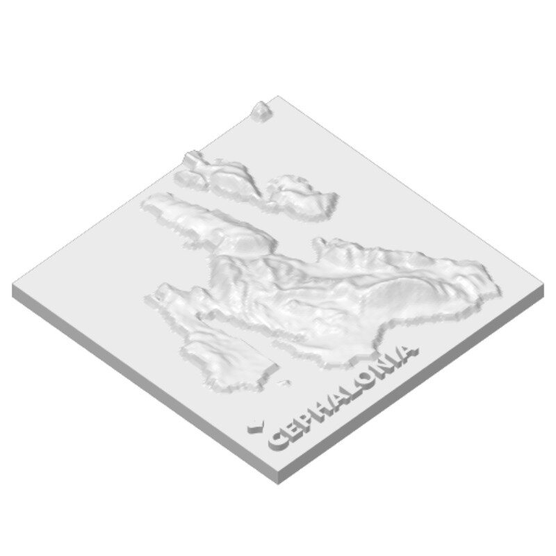 Cephalonia relief model