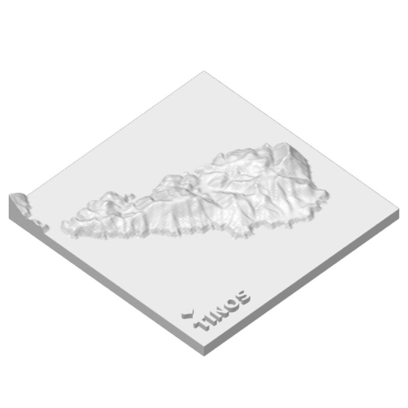 Tinos relief model