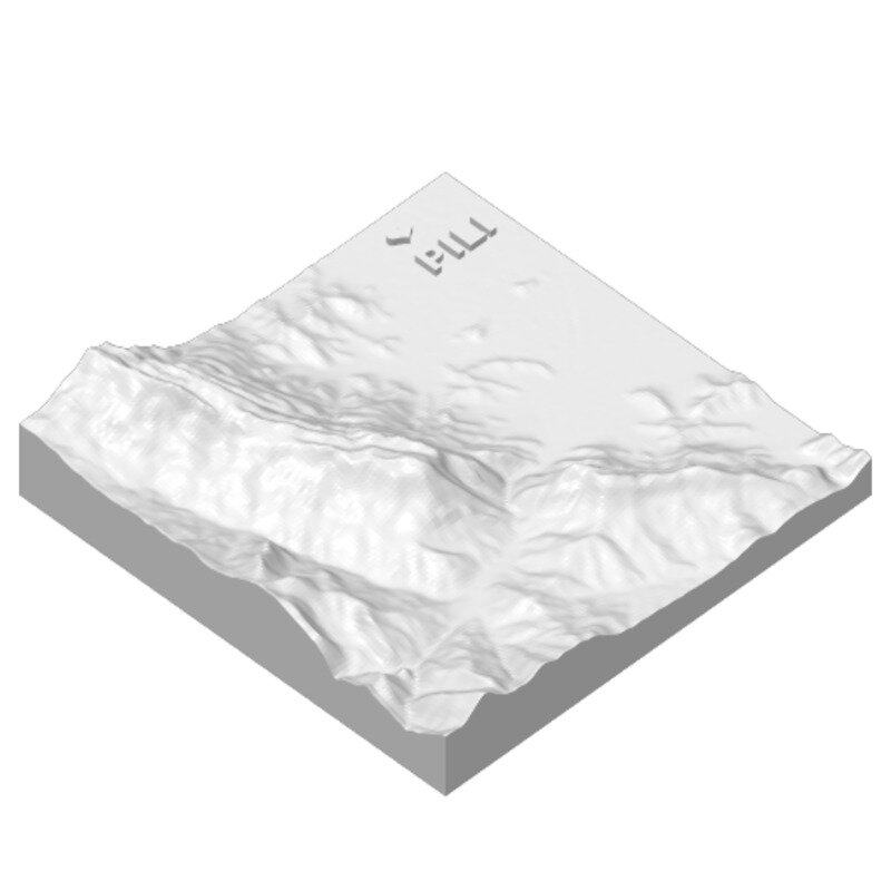 Pili relief model